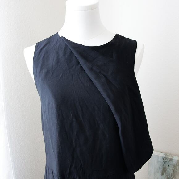 Kate spade Black silk blend layered dress size 0 XS - Picture 5 of 6